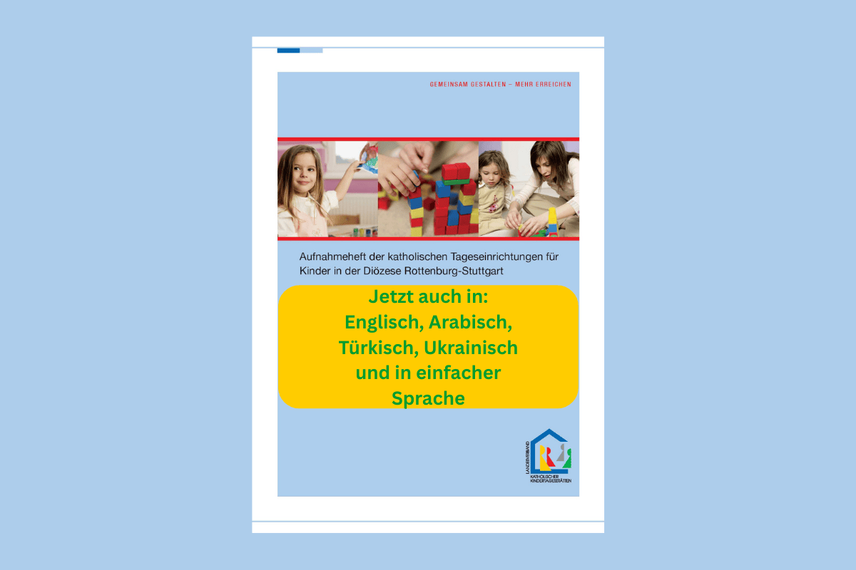 Cover Aufnahmeheft (katholisch) für Übersetzungen